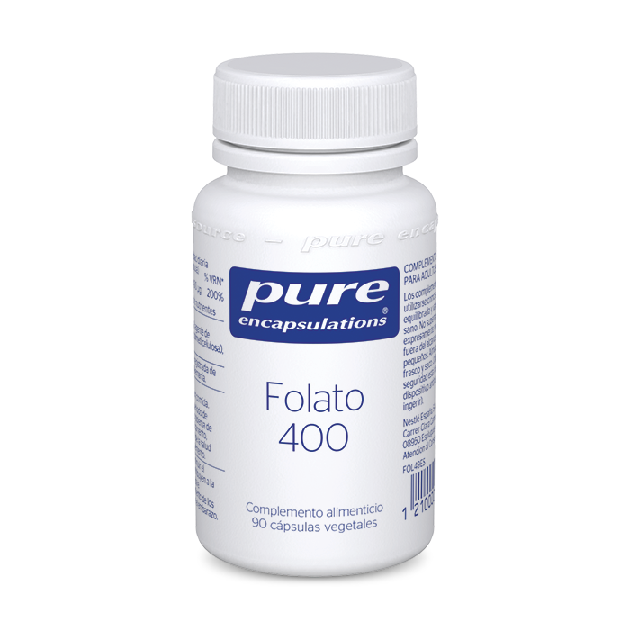 Pure Encapsulations Folato 400 | Ácido Fólico na sua forma ativa (Metafolin®)
